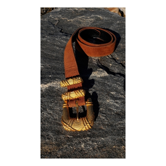 golden🌟treasure vintage belt sz S - Picture 2 of 8